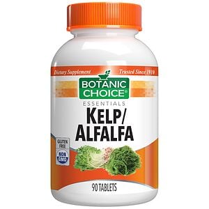 Botanic Choice Kelp/Alfalfa Herbal Supplement Tablets image