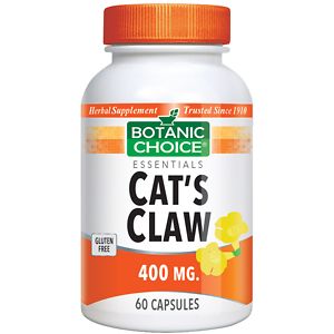 Botanic Choice Cat's Claw 400 mg Herbal Supplement Capsules image