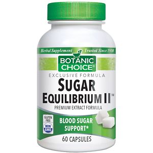 Botanic Choice Sugar Equilibrium II Herbal Supplement Capsules image