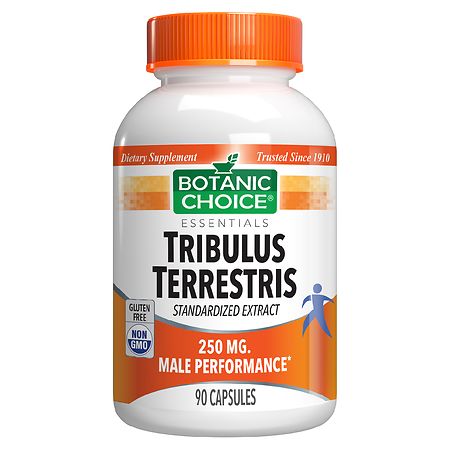 Botanic Choice Tribulus Terrestris 250 Mg Herbal Supplement Capsules
