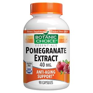 Botanic Choice Pomegranate Extract 40 mg Dietary Supplement Capsules image