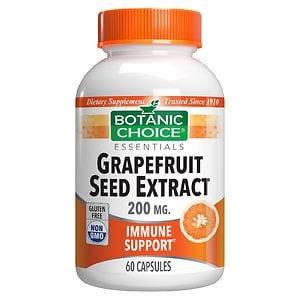 Botanic Choice Grapefruit Seed Extract 200 mg Dietary Supplement Capsules image