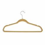 Tan Velvet Hangers, 20pk wag-Tan Velvet Hangers, 20pk