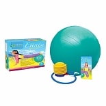 Eco Exercise Ball Kit with Poster wag-Eco Exercise Ball Kit with Poster