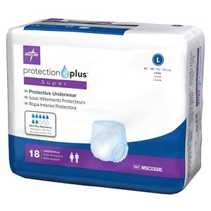 Medline Protection Plus Super Protective Underwear Large image