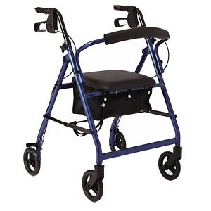 Medline Basic Rollator Blue image