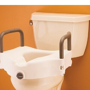 Nova Raised Toilet Seat with Detachable Arms 8353  image