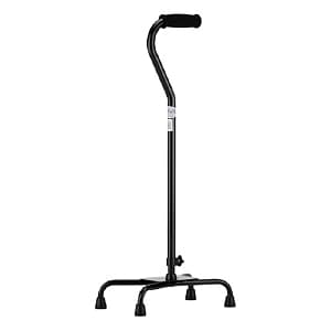 Nova Quad Cane with Large Base in Black 5610BK image