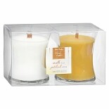 Patriot Candles Wood Lights Jar Candles 2 Pack Vanilla Musk