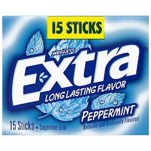 Wrigley's Extra Peppermint Sugarfree Gum Peppermint image