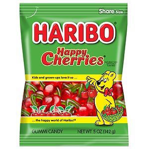 Haribo Twin Cherries Gummy Candy image