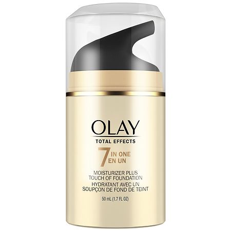 Olay Total Effects 7-in-1 Anti-Aging UV Moisturizer Plus Touch of Foundation SPF 15