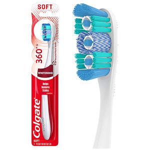Colgate 360 Optic White Full Head Toothbrush, Soft image