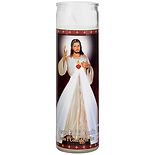 St. Jude Jesus I Confide in You 8 inch Prayer Candle 8.25 Inch