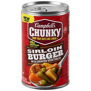 Campbell's Chunky Soup Sirloin Burger with Country Vegetables image