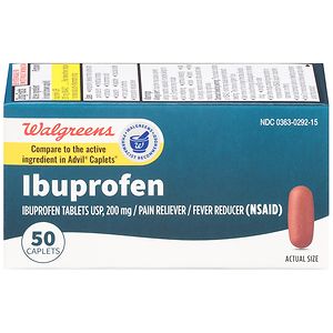 Walgreens Ibuprofen Pain Reliever Fever Reducer Caplets image
