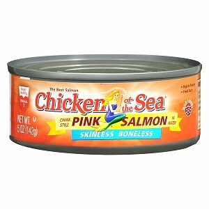 Chicken of the Sea Pink Salmon Chunk Style in Water Skinless Boneless image