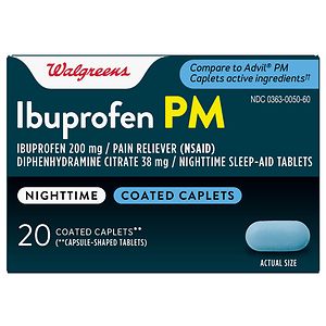 Walgreens Ibuprofen PM Coated Caplets image