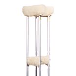 Sheepette Premium Protectors Crutch Covers wag-Sheepette Premium Protectors Crutch Covers