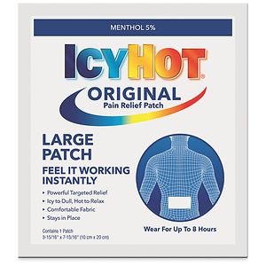 Icy Hot Extra Strength Medicated Patches Back image