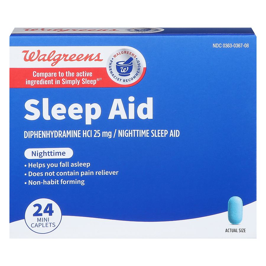 Walgreens Nighttime Sleep Aid MiniCaplets Walgreens