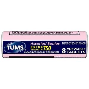  Tums Ex Assorted Berries 8ct Single Roll 