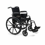 Traveler Lightweight Wheelchair with Flip Back Desk Arm & Swing Footrests 20 x 16 wag-Traveler Lightweight Wheelchair with Flip Back Desk Arm & Swing Footrests 20 x 16