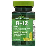 Finest Nutrition B-12 Vitamin 500 mcg Dietary Supplement Tablets product image