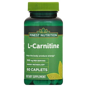 Finest Nutrition L-Carnitine 500 mg Dietary Supplement Tablets image