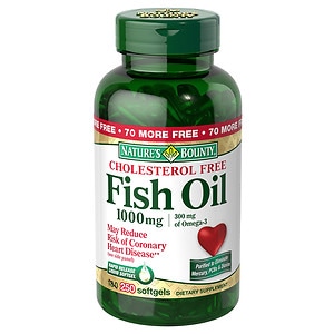 Nature's Bounty Fish Oil 1000 mg Dietary Supplement Rapid Release Liquid Softgel image