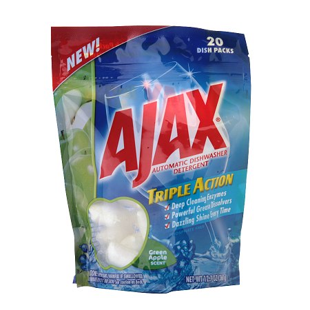 UPC 035000444202 product image for Ajax Triple Action Automatic Dishwasher Detergent Green Apple | upcitemdb.com