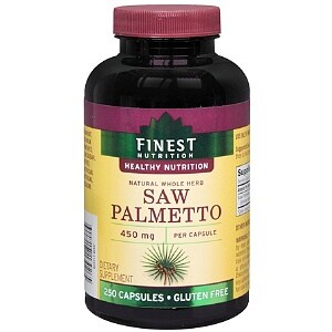 Finest Nutrition Saw Palmetto 450mg, Capsules image