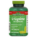Finest Nutrition L-Lysine 500mg, Tablets product image