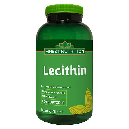 Finest Nutrition Lecithin 1200mg Softgels