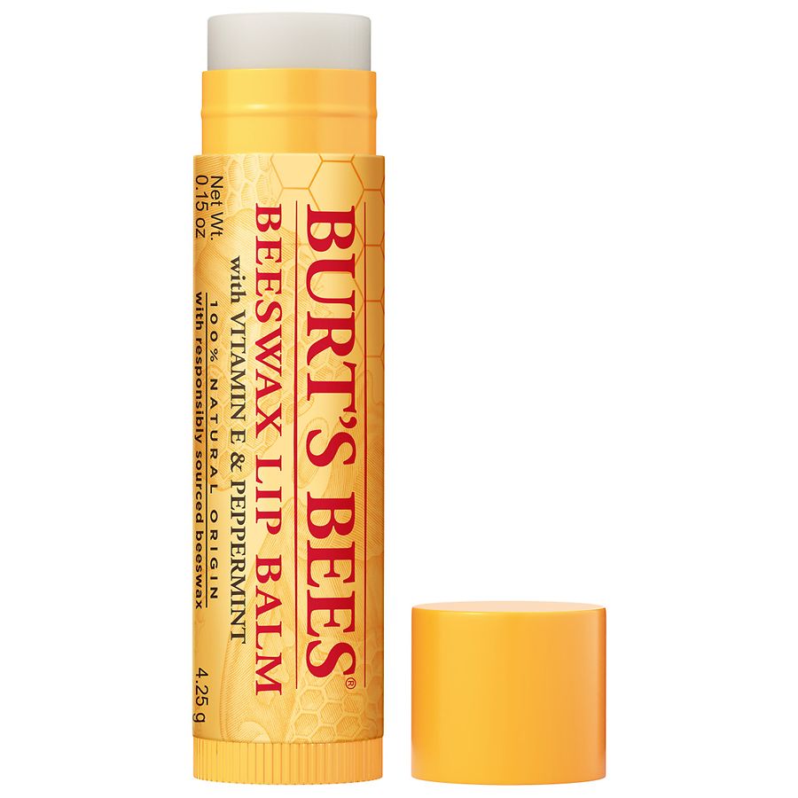 Burt s Bees Lip Balm Beeswax Walgreens