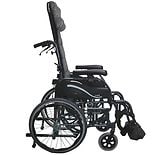 Karman 18 inch Tilt in Space Lightweight Reclining Wheelchair 20 inch Rear Wheels Eleva