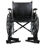 20 inch Heavy Duty Wheelchair with Removable Armrest & Adjustable Height wag-20 inch Heavy Duty Wheelchair with Removable Armrest & Adjustable Height