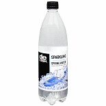 Good & Delish Sparkling Spring Water 33.8 oz Bottle Pure & Natural