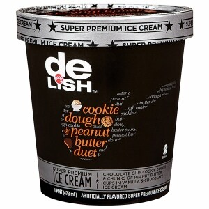 Good & Delish Premium Ice Cream Cookie Dough & Peanut Butter image