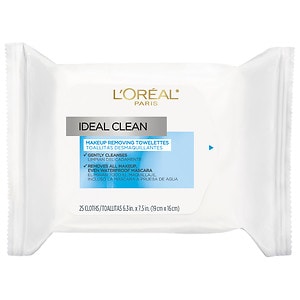  L'Oreal Paris Ideal Clean Towelettes, All Skin Types 