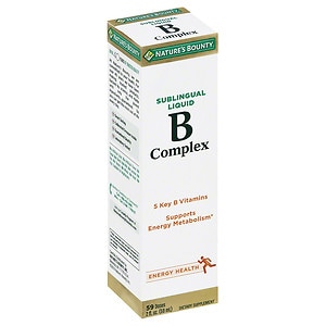 Nature's Bounty B Complex Sublingual Liquid Dietary Supplement image