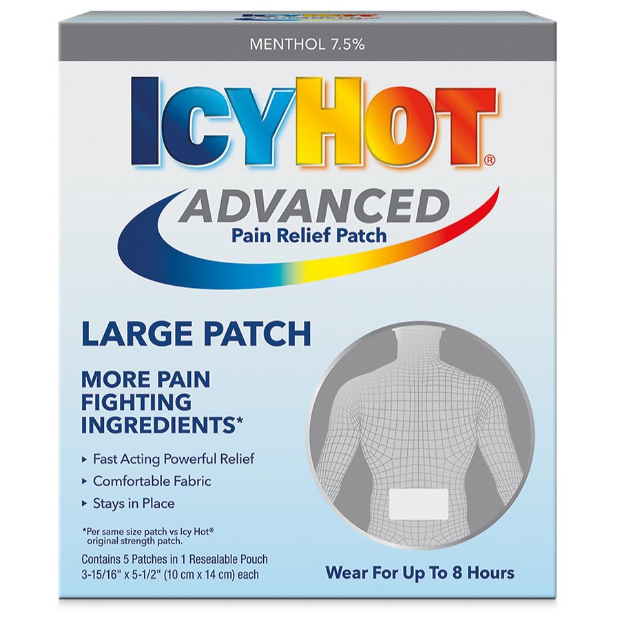 Icy Hot Advanced Pain Relief Patches Walgreens