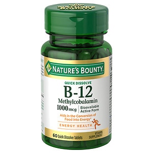 Nature's Bounty Methylcobalamin Vitamin B-12 1000 mcg image