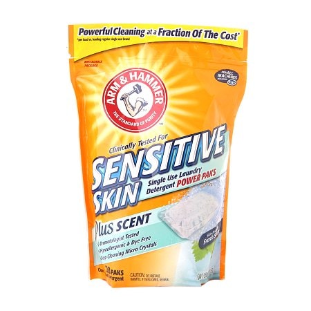 UPC 033200092025 product image for Arm & Hammer Sensitive Skin Laundry Detergent Power Paks, 28 Paks Fresh Scent | upcitemdb.com