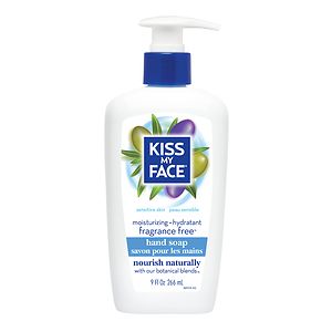 Kiss My Face Moisture Soap, Fragrance Free