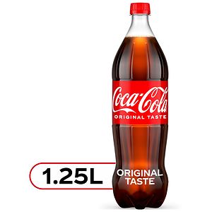 Coca-Cola Soda 1.25 Liter Bottle image