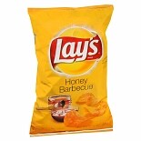 Lay's Flavored Potato Chips Honey BBQ Honey BBQ