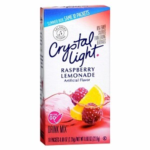 Crystal Light Drink Mix Powder 10 Pack Raspberry Lemonade image