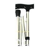 Karman Folding Cane with Luxury Handle Silver