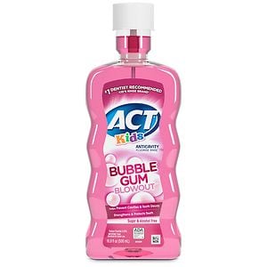 ACT Kids Anti-Cavity Fluoride Rinse Bubblegum image